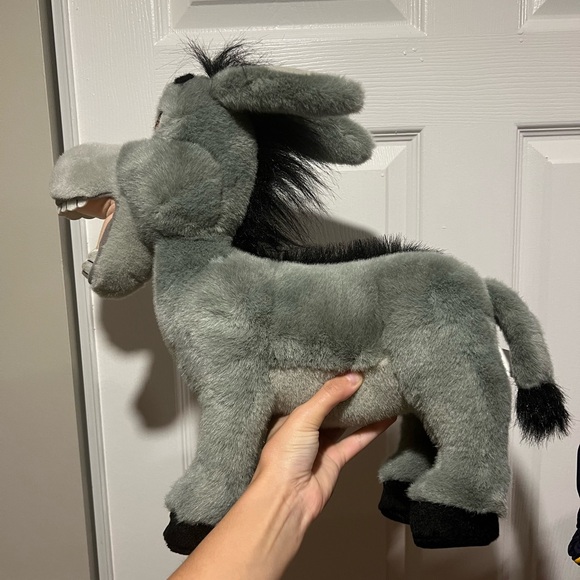2003 Donkey Plush Universal Studios SHREK 4-D Grey DONKEY Dreamworks Rare - Picture 5 of 8